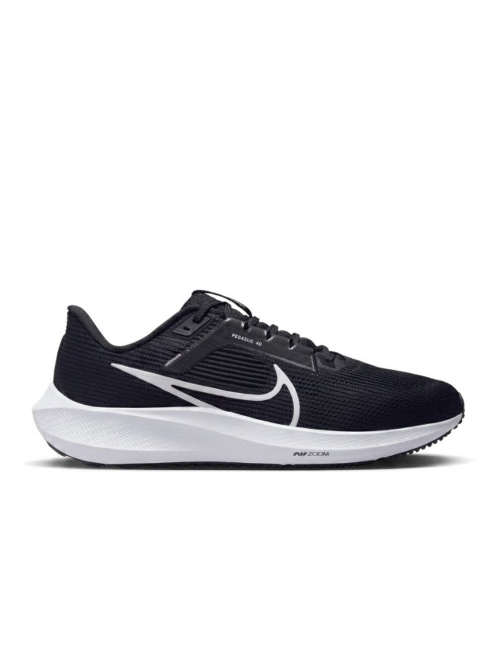 Nike Air Zoom Pegasus 40 Women’s Size 7 Black White Running Shoes Athletic